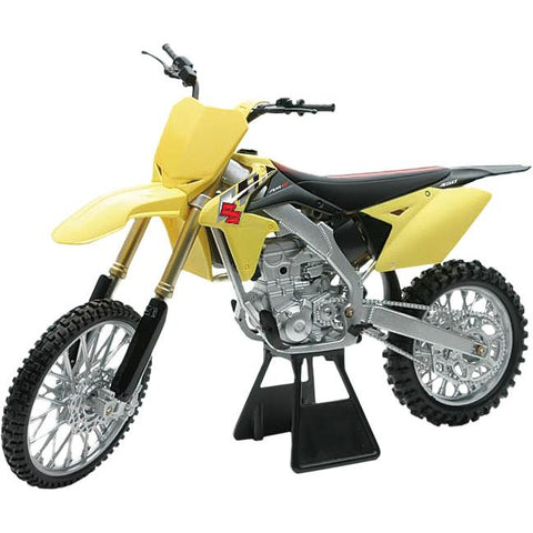 NEW-RAY REPLICA 1:6 RACE BIKE 14 SUZUKI RMZ450 YELLOW