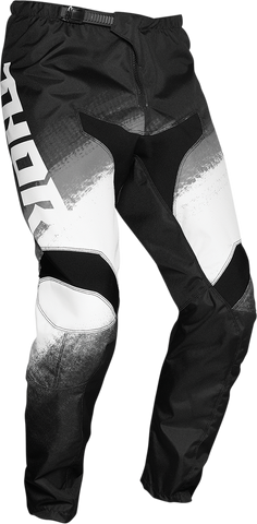 THOR Sector Vapor Pants - Black/White