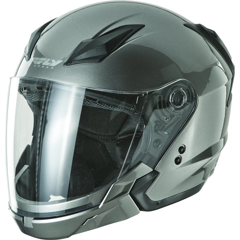 FLY RACING TOURIST SOLID HELMET TITANIUM
