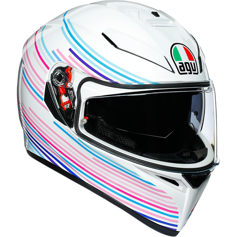 AGV K3 SV Helmet - Sakura White/Purple