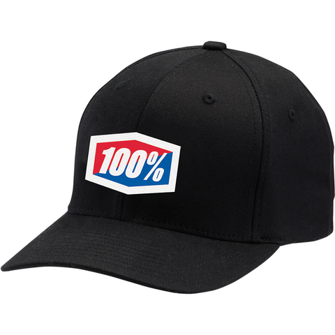 100% Classic Flexfit® Hat - Black - Large/XL 20037-001-18