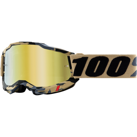100% Accuri 2 Goggles - Tarmac - True Gold 50221-253-07 - Trailhead Powersports a Mines and Meadows, LLC Company