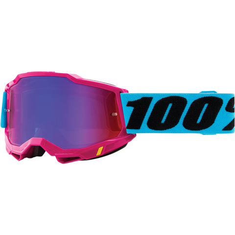 100% Accuri 2 Goggles - Lefleur - Red/Blue Mirror 50221-254-09 - Trailhead Powersports a Mines and Meadows, LLC Company