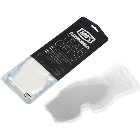 100% Armega Tear-Offs - 20 Pack 51015-010-02