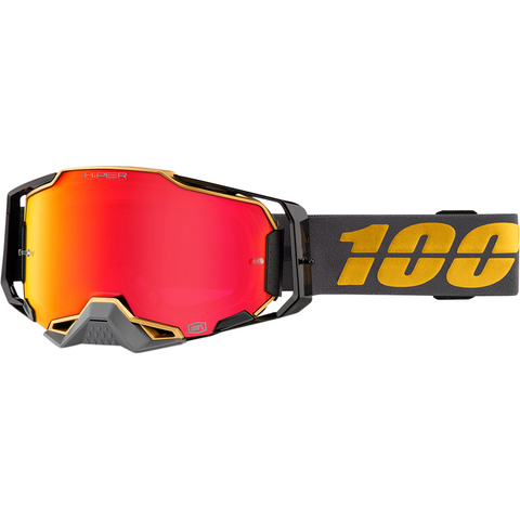 100% Armega Goggles - Falcon 5 - HiPER Red Mirror 50720-357-02 - Trailhead Powersports a Mines and Meadows, LLC Company