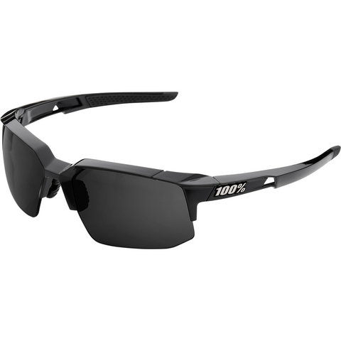 100% Speedcoupe Sunglasses - Black - Gray Polarized 61031-001-47