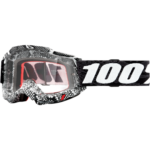 100% Accuri 2 Goggles - Cobra - Clear 50221-101-12 - Trailhead Powersports a Mines and Meadows, LLC Company