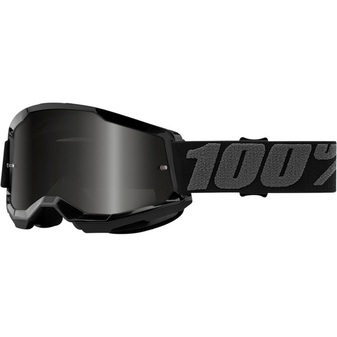 100% Strata 2 Sand Goggles - Black - Smoke 50422-102-01 - Trailhead Powersports a Mines and Meadows, LLC Company