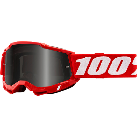 100% Accuri 2 Sand Goggles - Red - Smoke 50222-102-03 - Trailhead Powersports a Mines and Meadows, LLC Company