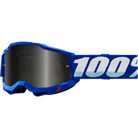 100% Accuri 2 Sand Goggles - Blue - Smoke 50222-101-02 - Trailhead Powersports a Mines and Meadows, LLC Company