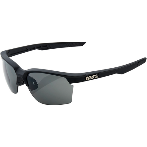 100% Sportcoupe Sunglasses - Black - Smoke 61020-100-57