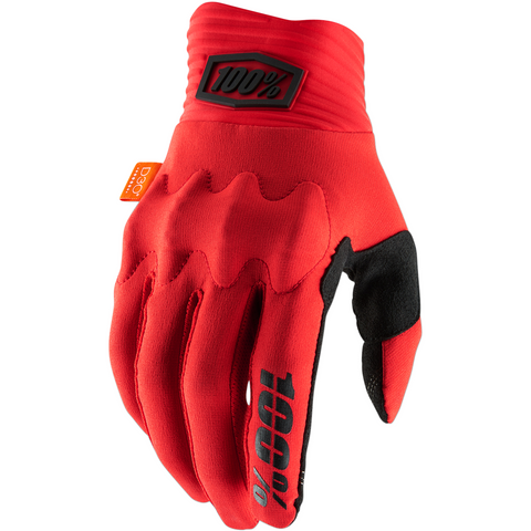 100% Cognito Glove - Red//Black