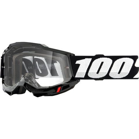 100% Accuri 2 OTG Goggles - Black - Clear 50224-101-01 - Trailhead Powersports a Mines and Meadows, LLC Company