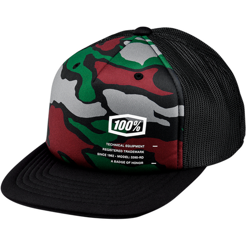 100% Youth Trooper Trucker Hat - Camo 20082-064-00