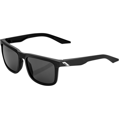 100% Blake Sunglasses - Matte Black - Smoke 61029-100-57
