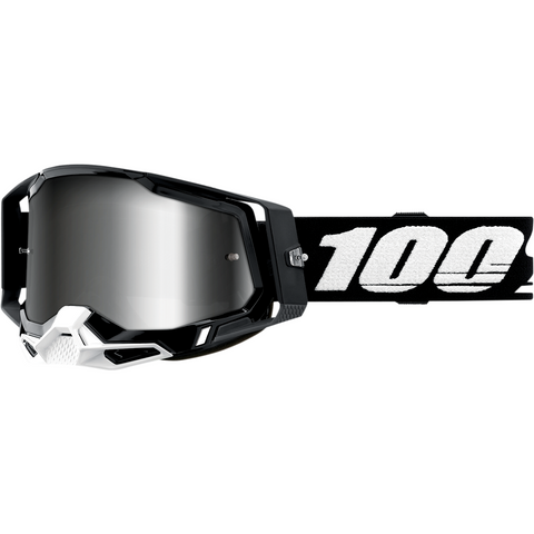 100% Racecraft 2 Goggles - Black - Silver Mirror 50121-252-01 - Trailhead Powersports a Mines and Meadows, LLC Company
