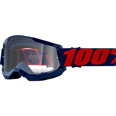 100% Strata 2 Goggles - Masego - Clear 50421-101-09 - Trailhead Powersports a Mines and Meadows, LLC Company