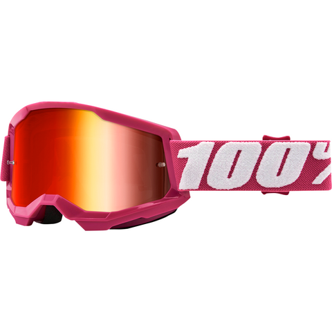 100% Strata 2 Goggles - Fletcher - Red Mirror 50421-251-06 - Trailhead Powersports a Mines and Meadows, LLC Company