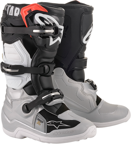 ALPINESTARS(MX) Tech 7S Boot - Black/Silver/White/Gold - US 2 2015017-1829-2