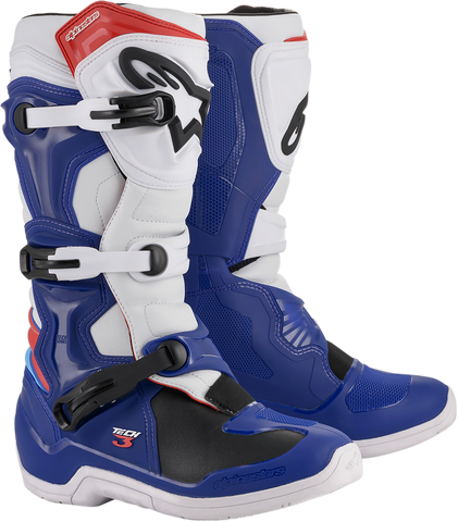 ALPINESTARS(MX) Tech 3 Boots - Blue/White/Red