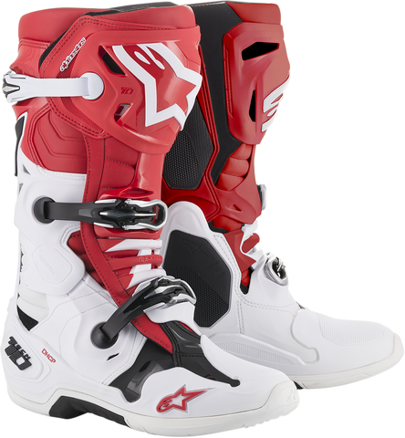 ALPINESTARS(MX) Tech 10 Boots - Red/White/Black