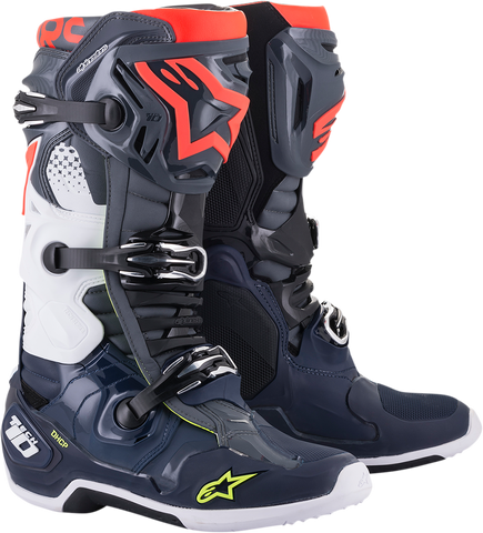 ALPINESTARS(MX) Tech 10 Boots - Gray/Blue/Red
