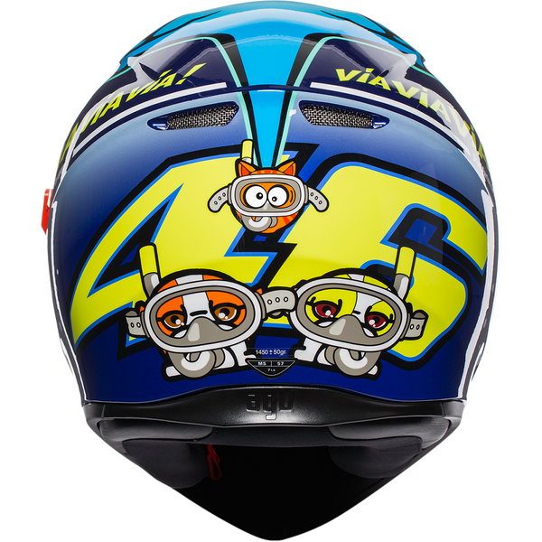 Rossi SV K3 AGV agv Misano Helmet MISANO ロッシ 0 Sサイズ ✦ - K-3