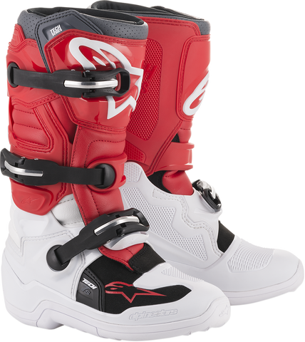 ALPINESTARS(MX) Tech 7S Boots - White/Red/Gray