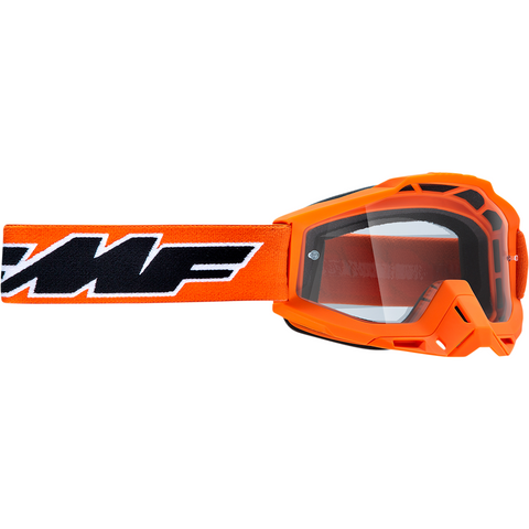 FMF VISION PowerBomb OTG Goggles - Rocket - Orange - Clear F-50204-101-05