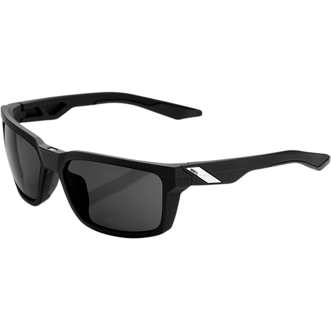 100% Daze Sunglasses - Black - Smoke 61030-100-57