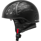 GMAX HH-65 Half Helmet Bravery Matte Black/Grey