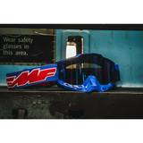 FMF VISION Youth PowerBomb Goggles - Rocket - Blue - Clear F-50300-101-02
