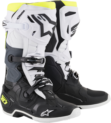 ALPINESTARS(MX) Tech 10 Boots - Black/White/Yellow