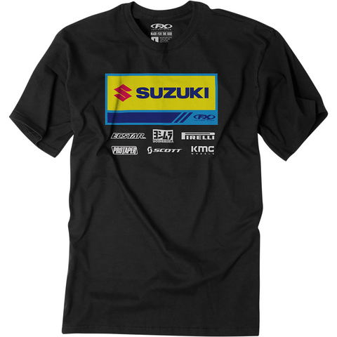 FACTORY EFFEX-APPAREL Suzuki 21 Racewear T-Shirt - Black