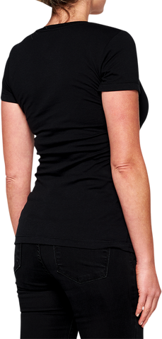 100% Women's Fioki V-Neck T-Shirt - Black