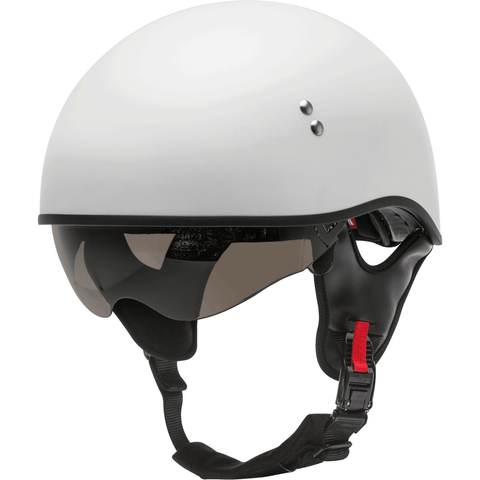 GMAX HH-65 Half Helmet Naked Matte White