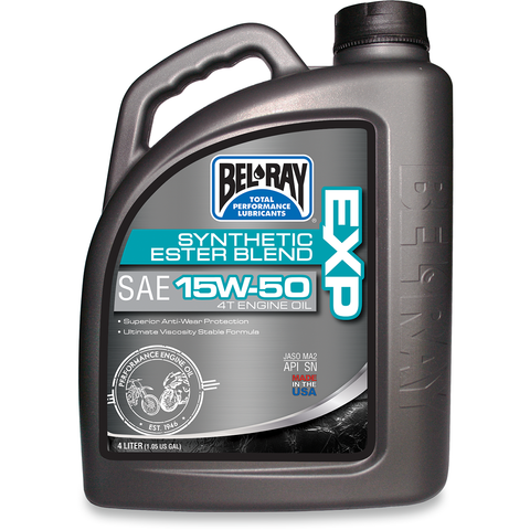 BEL-RAY EXP Synthetic Blend 4T Oil - 15W50 - 4 L 99130-B4LW