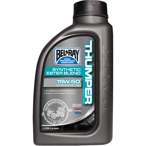 BEL-RAY Thumper Synthetic Blend 4T Oil - 15W-50 - 1 L 99530-B1LW