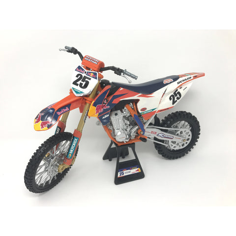 NEW-RAY REPLICA 1:6 RACE BIKE 17 KTM 450SX-F ORANGE(MUSQUIN)