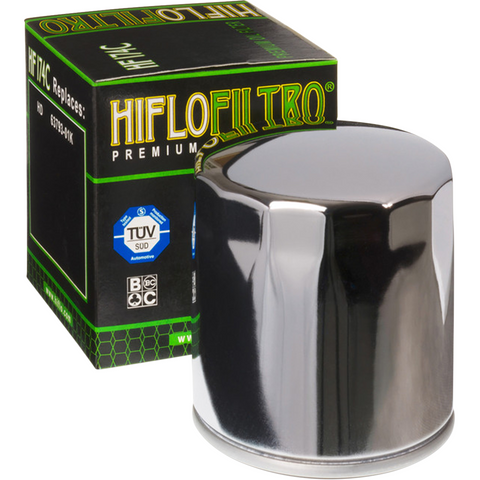 HIFLOFILTRO Oil Filter - Chrome HF174C