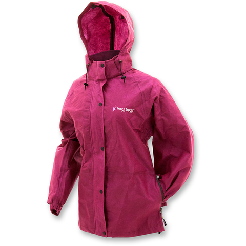 FROGG TOGGS Women's Pro Action Rain Jacket - Cherry