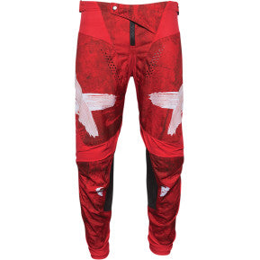 THOR Pulse HZRD Pants - Red/White