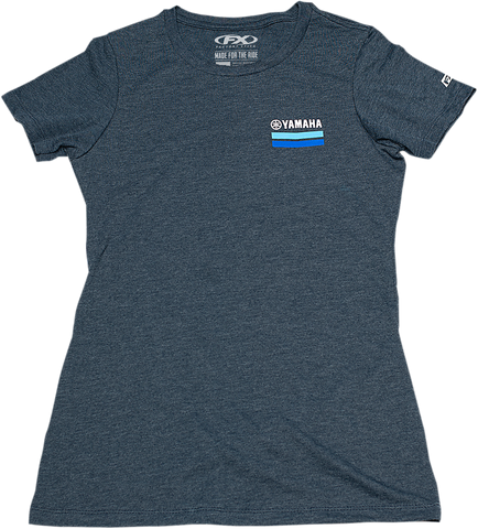FACTORY EFFEX-APPAREL Women's Yamaha Chevron T-Shirt - Navy