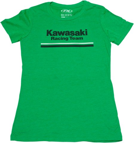 FACTORY EFFEX-APPAREL Women's Kawasaki Stripes T-Shirt - Green