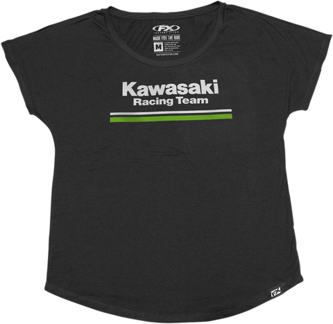 FACTORY EFFEX-APPAREL Women's Kawasaki Stripe Shirt - Black
