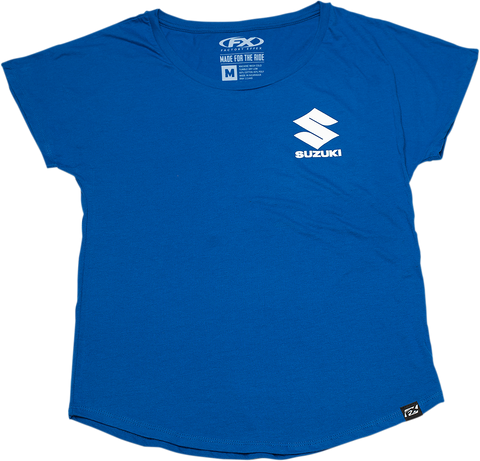 FACTORY EFFEX-APPAREL Women's Suzuki Icon Shirt - Royal Blue
