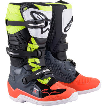 ALPINESTARS(MX) Tech 7S Boots - Gray/Red/Yellow