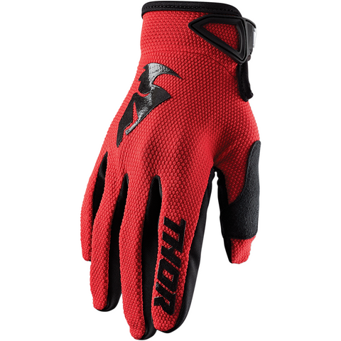 THOR Youth Sector Gloves - Red
