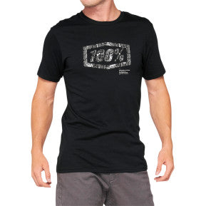 100% Essential T-Shirt - Black/Snake