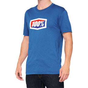 100% Official T-Shirt - Blue